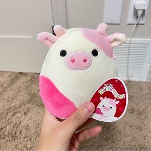 Squishmallow 5" Caedyn (Heart Nose Cow) - Valentines Exclusive BNWT